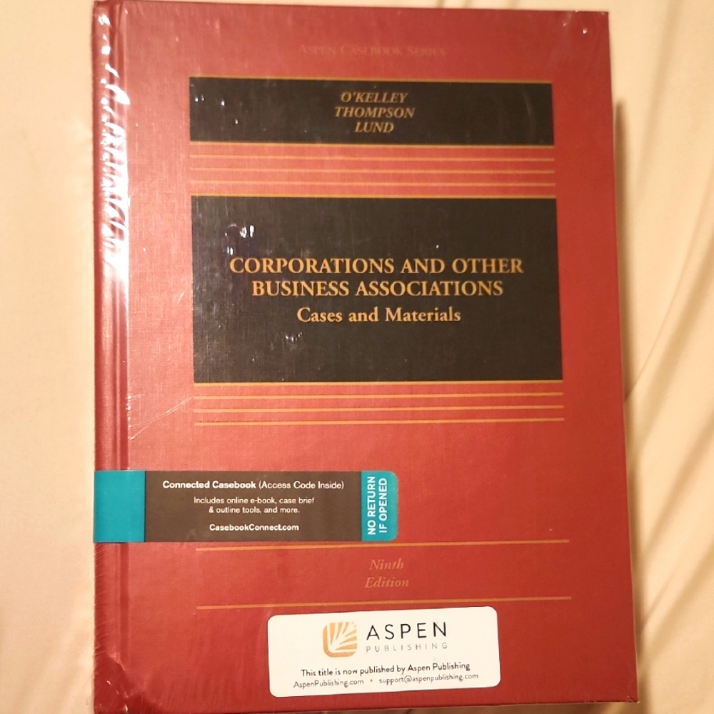 Corporations And Other Business Associations, 9th Edition